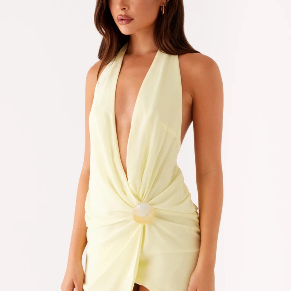 Peppermayo Yellow Mini Dress